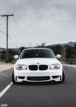 BMW M135i Alpine White on CCW Wheels 2018 года